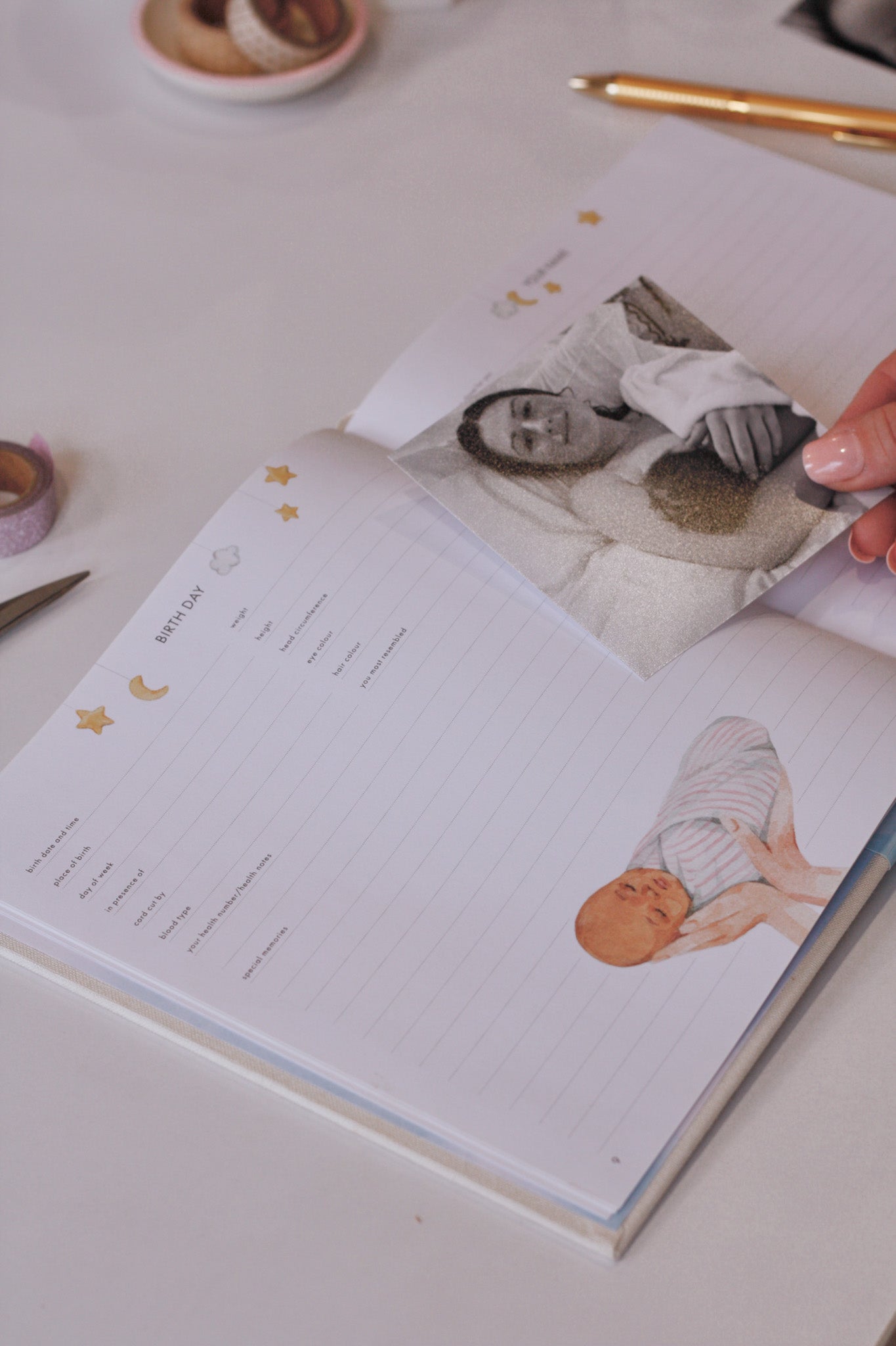 Personalised Baby Record Book | Your First Years