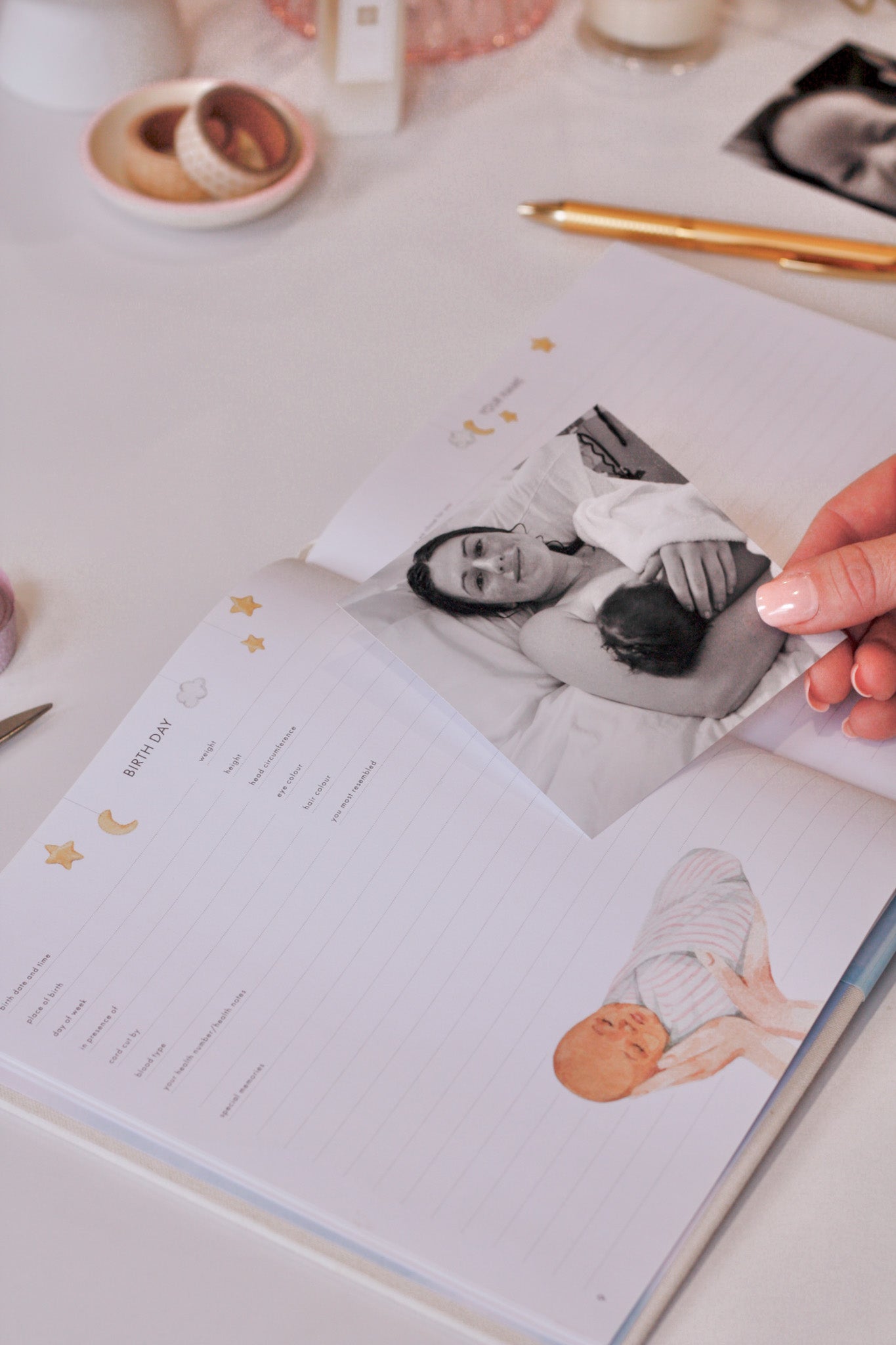 Personalised Baby Record Book | Your First Years