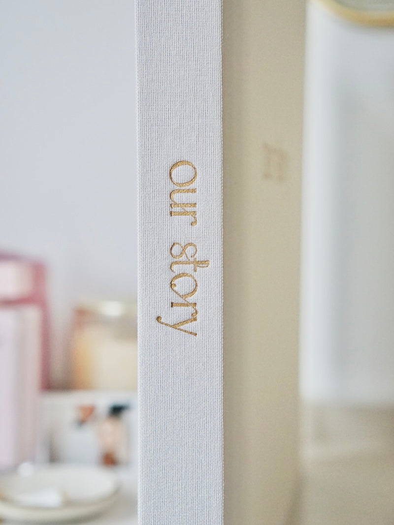 Personalised Wedding Photo Album | Our Story Luxury Self Adhesive Album