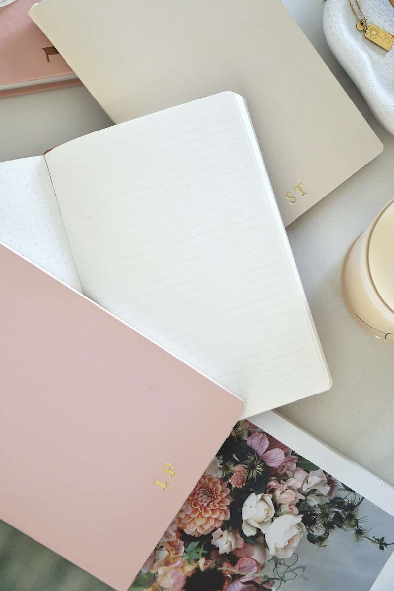 Personalised Notebook | Softcover Leather Bullet Journal