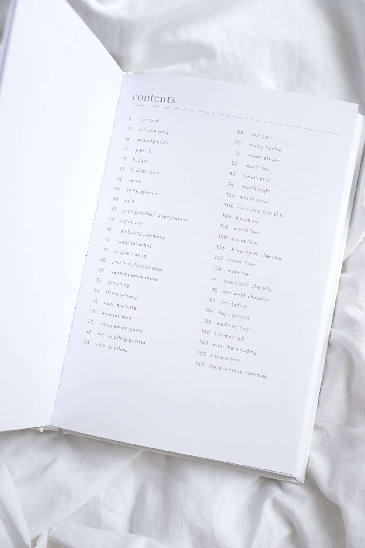 Personalised Wedding Planner Book
