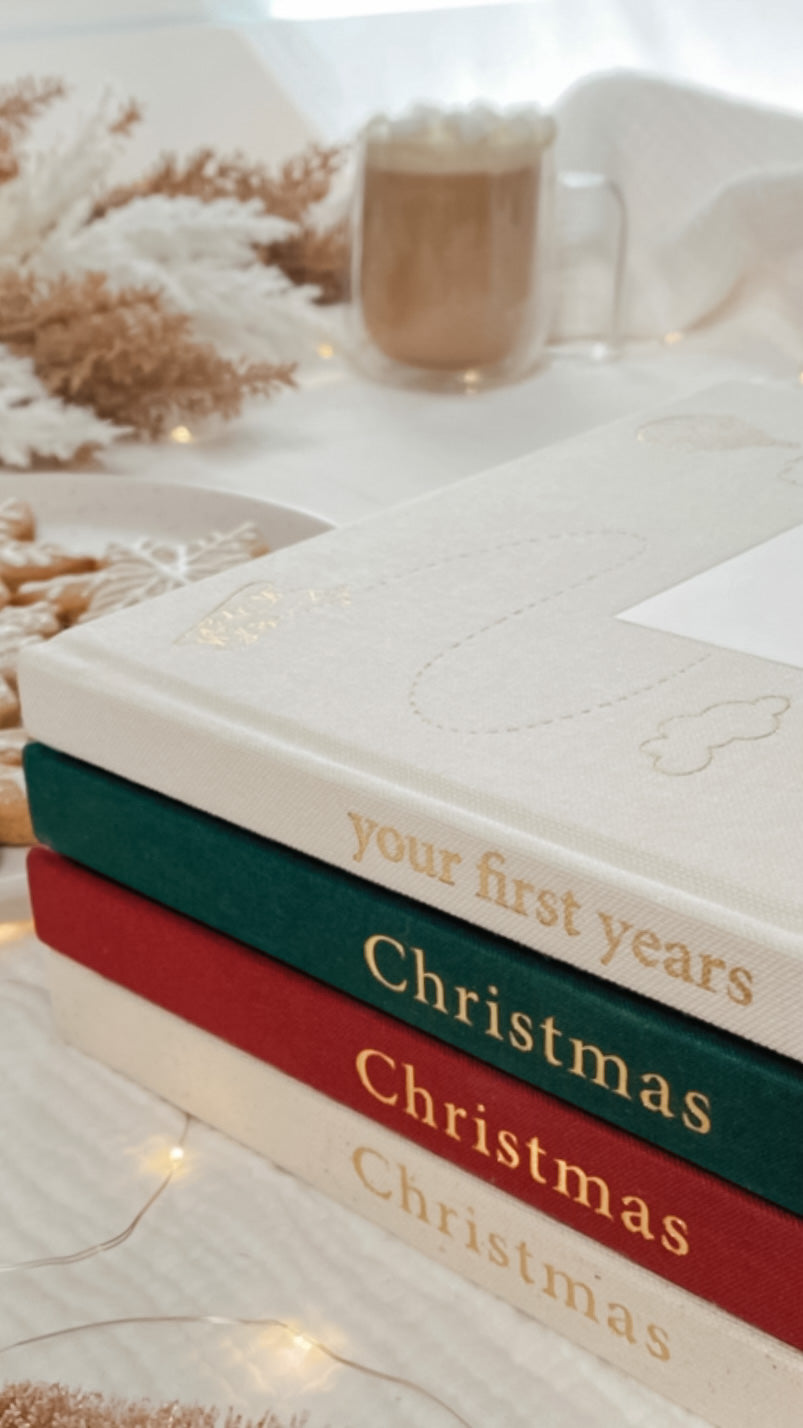 Baby Book Bundle | Your First Years & Christmas Memory Book
