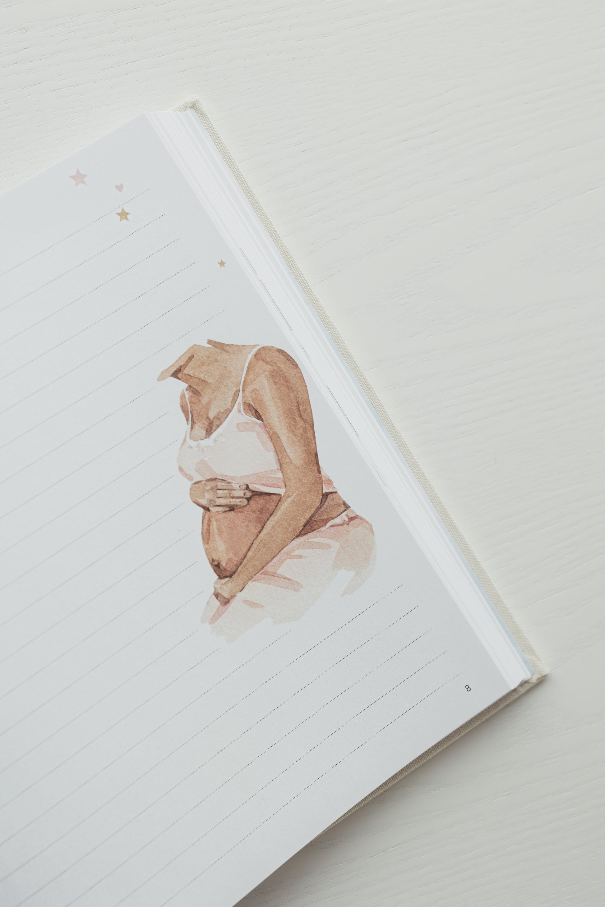 Baby Book Australia inner watercolour 