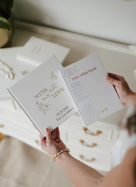 Engagement Gift Set | Wedding Planner, Guest Book, Photo Album & Planning Pack