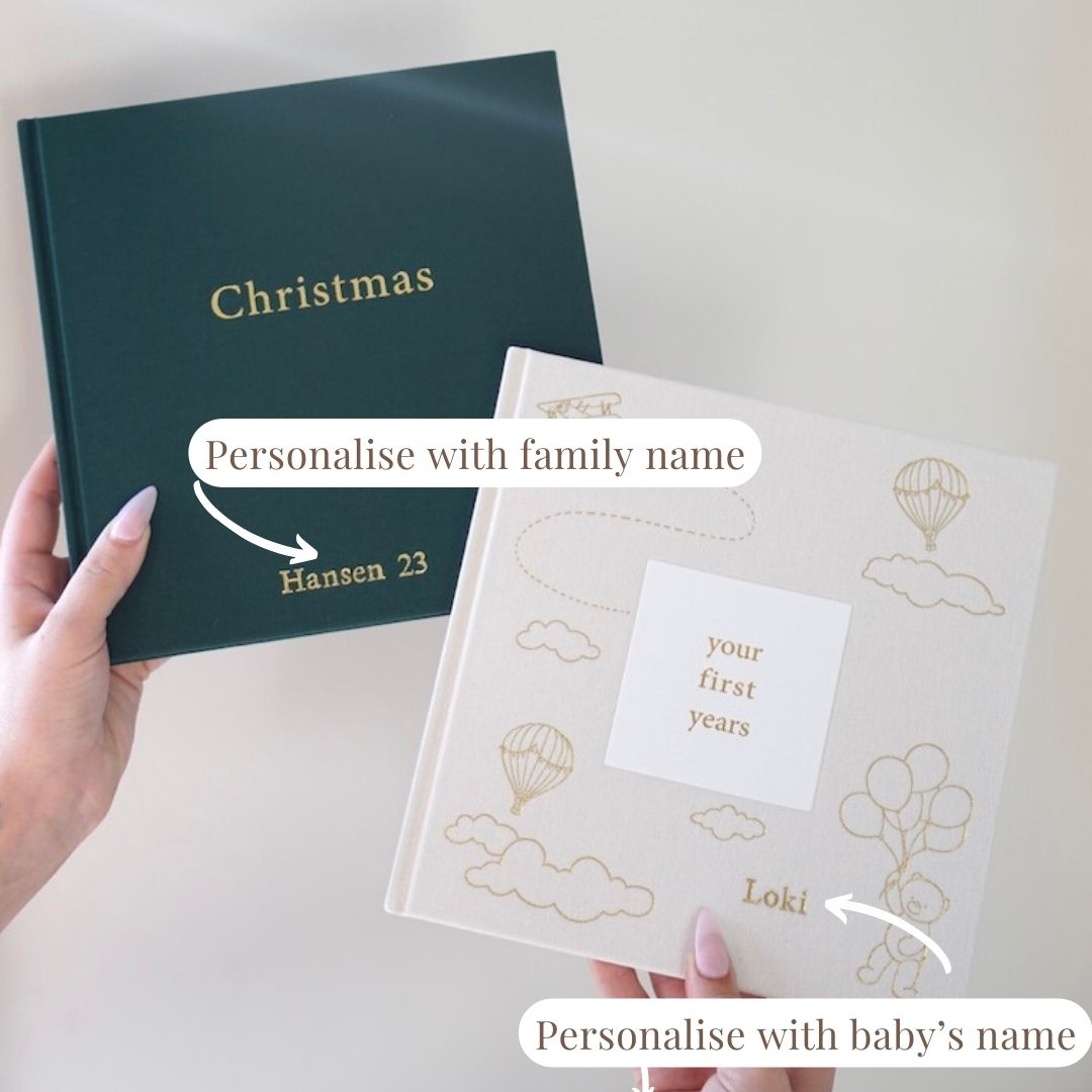 Baby Book Bundle | Your First Years & Christmas Memory Book