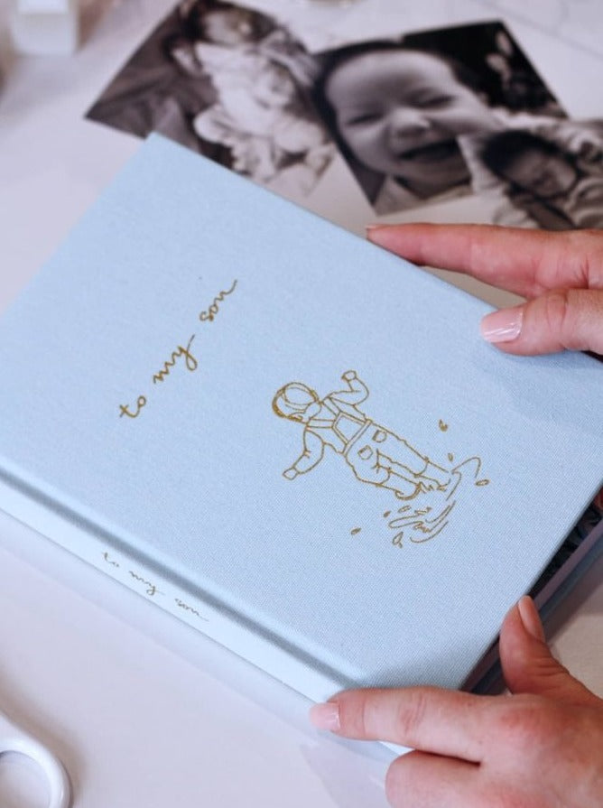 baby journal | to my son illustrated | personalised baby gift