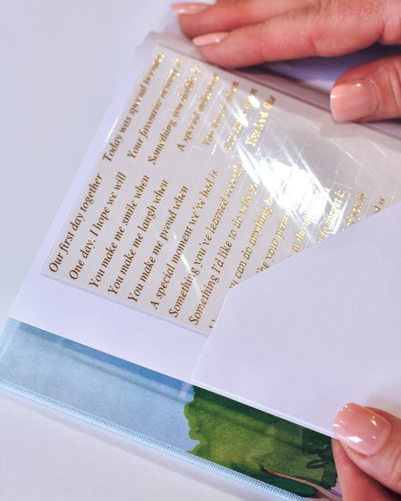 personalised baby journal | to my child