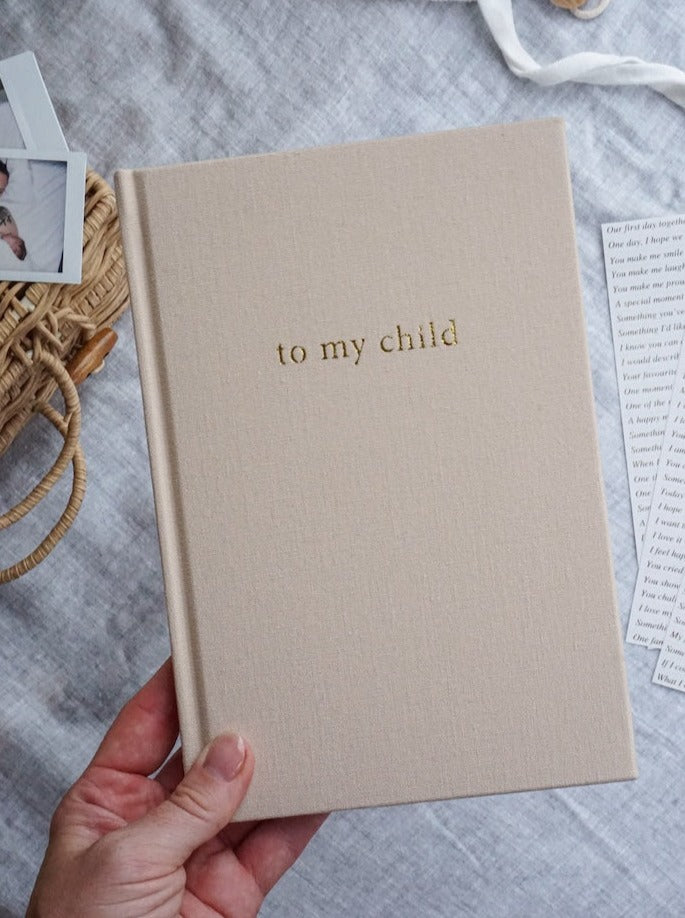personalised baby journal | to my child