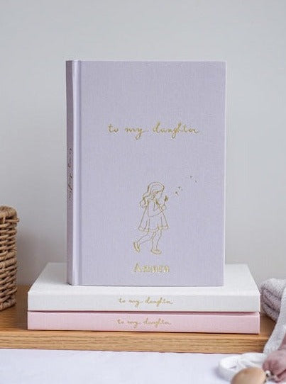 baby journal | to my daughter illustrated | personalised baby gift