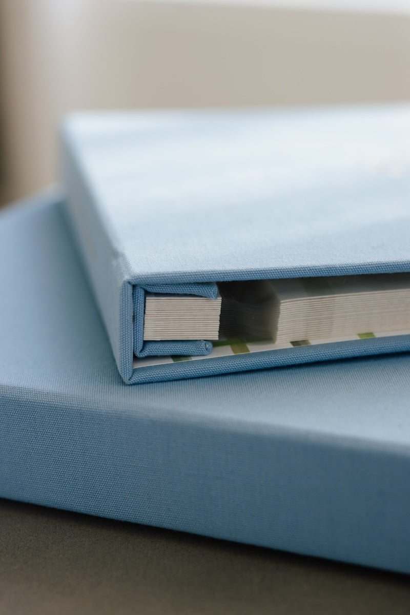 Luxury Linen Photo Album & Keepsake Box