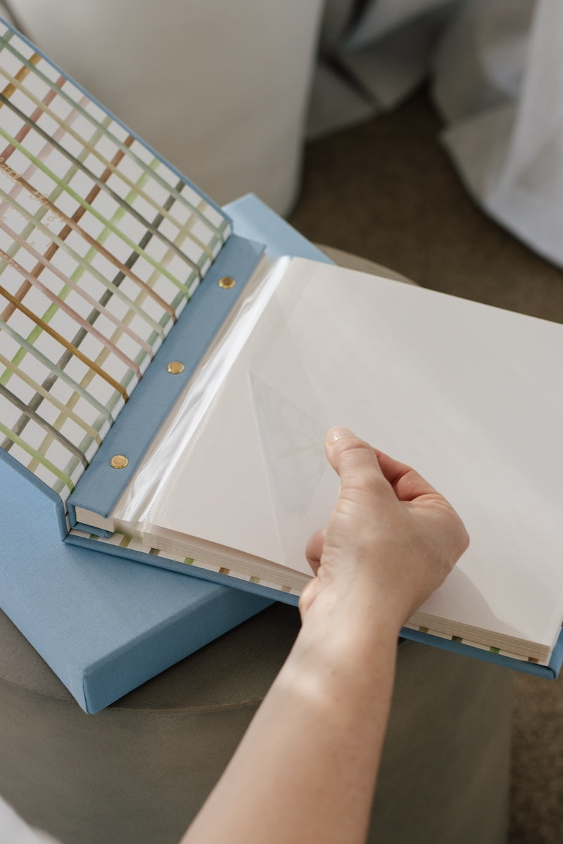 Luxury Linen Photo Album & Keepsake Box