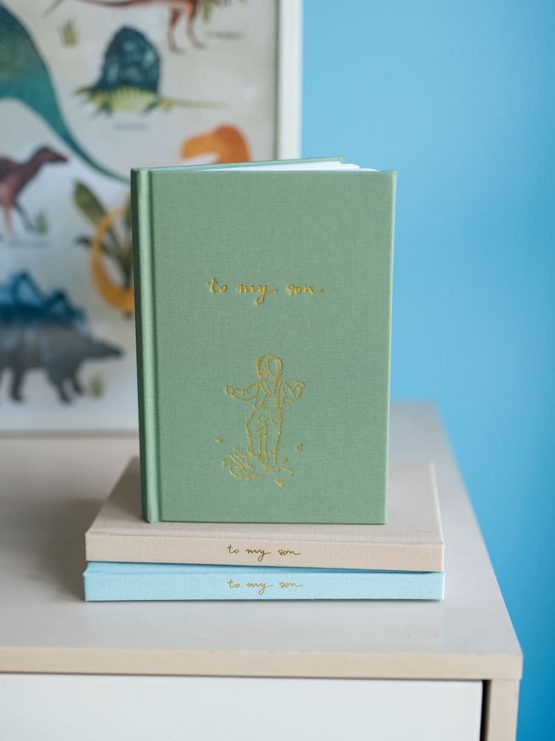 baby journal | to my son illustrated | personalised baby gift