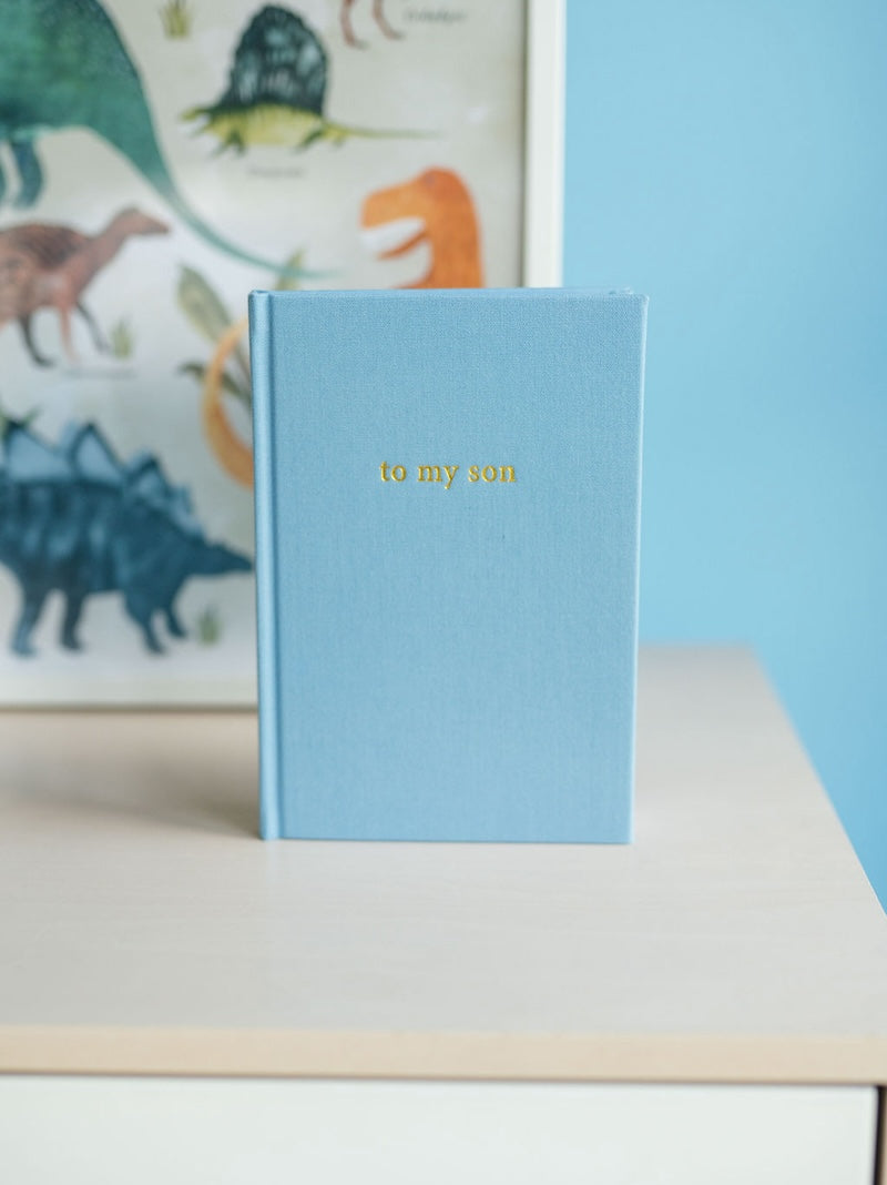 Vintage Blue Photo Album & Journal Bundle