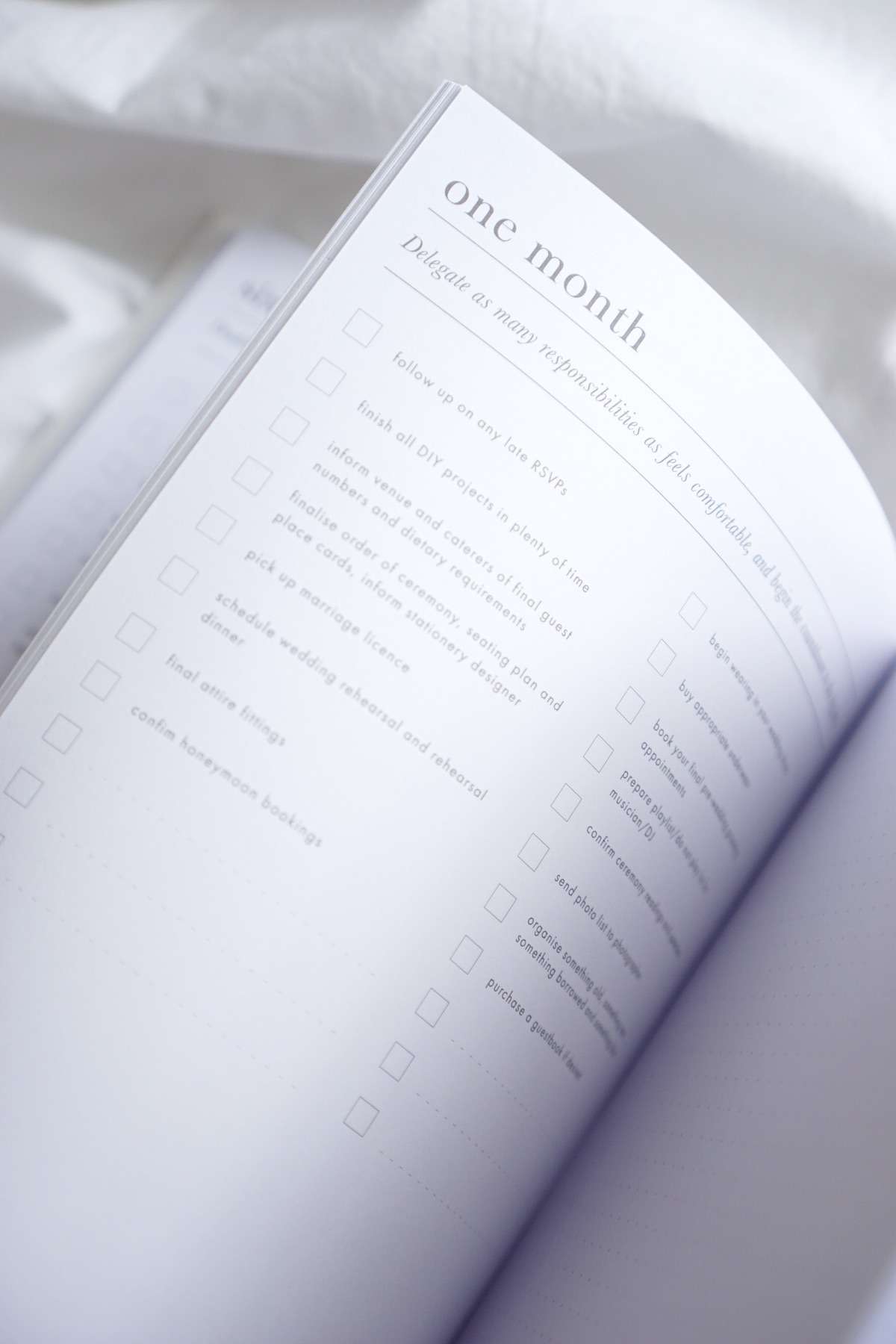 Personalised Wedding Planner Book